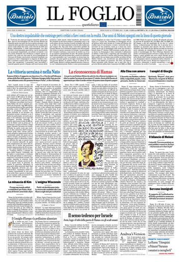 Prima-pagina-il foglio-messina-edizione-di-oggi-23-10-2024